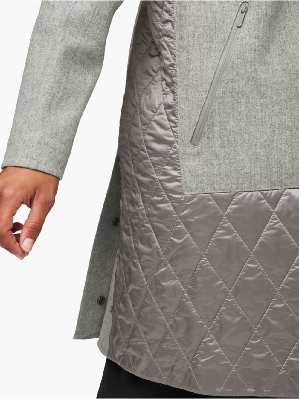 Lululemon Roam Far Wool Coat
Heathered Silver Graphite / Steam - Picture 4 of 14